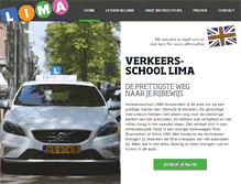 Tablet Screenshot of lima-amsterdam.nl